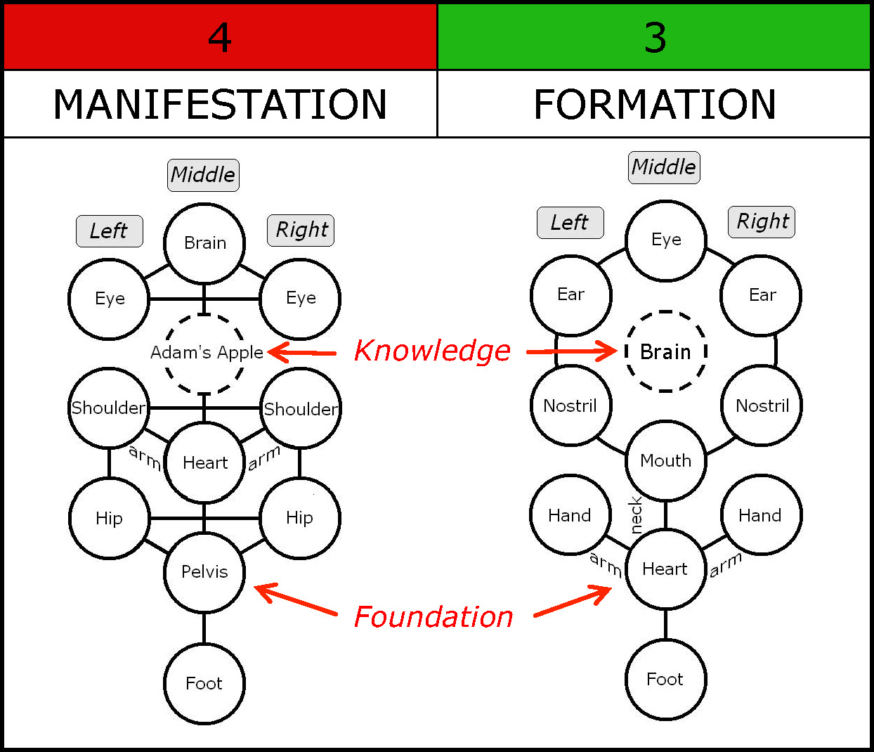Foundation Knowledge-Manifestation Formation